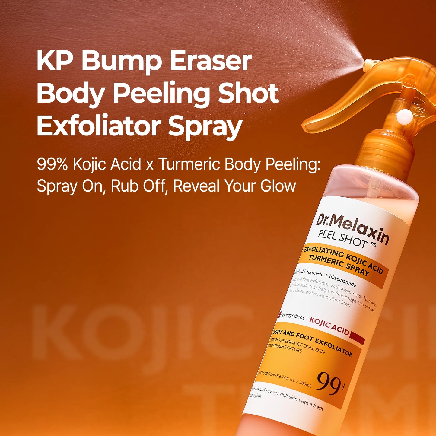 Peel Shot Keratin Care Kojic Acid & Turmeric Spray, 200ml