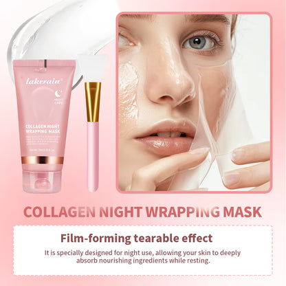 Collagen Glow Wrap Mask + Brush Set