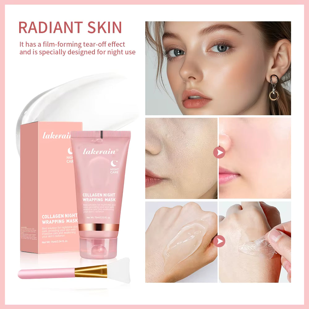 Collagen Glow Wrap Mask + Brush Set