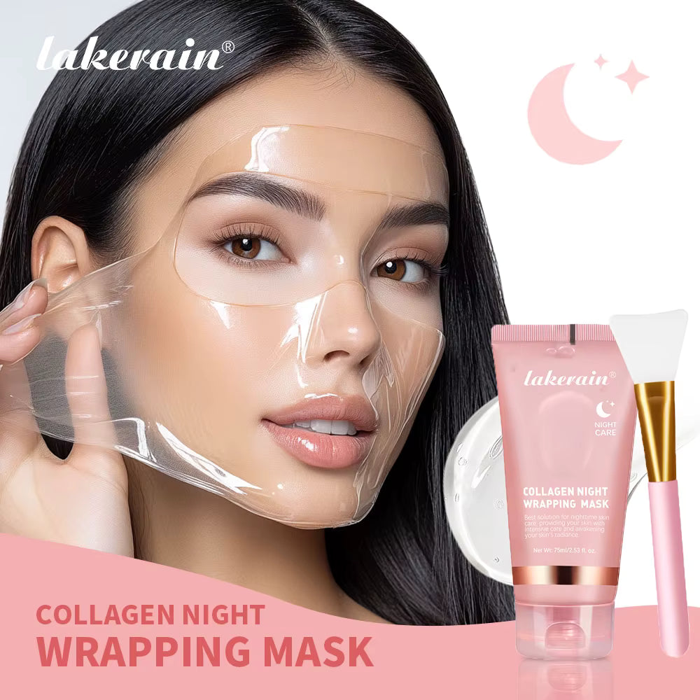 Collagen Glow Wrap Mask + Brush Set